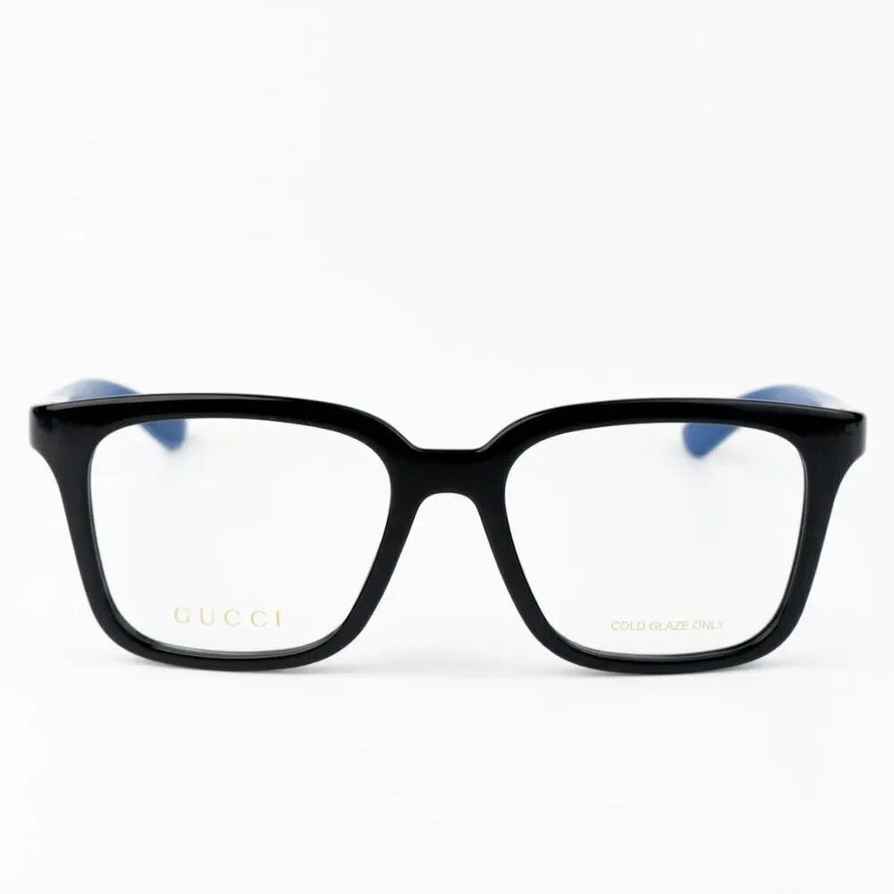 SALE! NEW Gucci GG1738O 004 Black Blue Unisex Square Eyeglasses GG 1738O